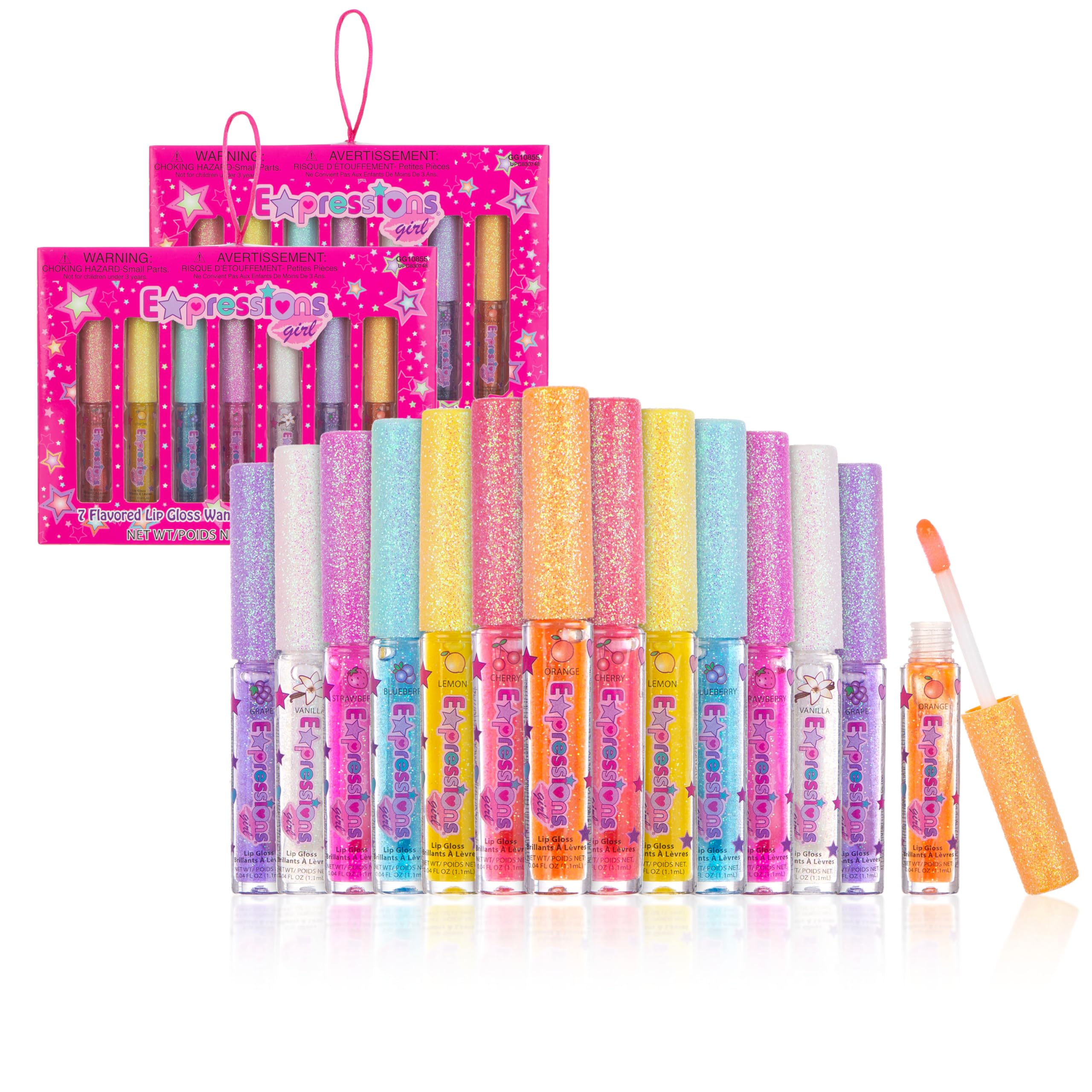 Expressions girl 14pc Fruity Flavored Lip Gloss Set - Lip Gloss in